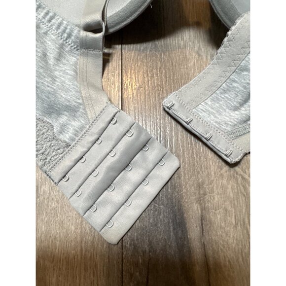 Womens Ambrielle Full Coverage Lightly Padded Gray Bra 42DD With Adjustable Stra - Picture 6 of 7